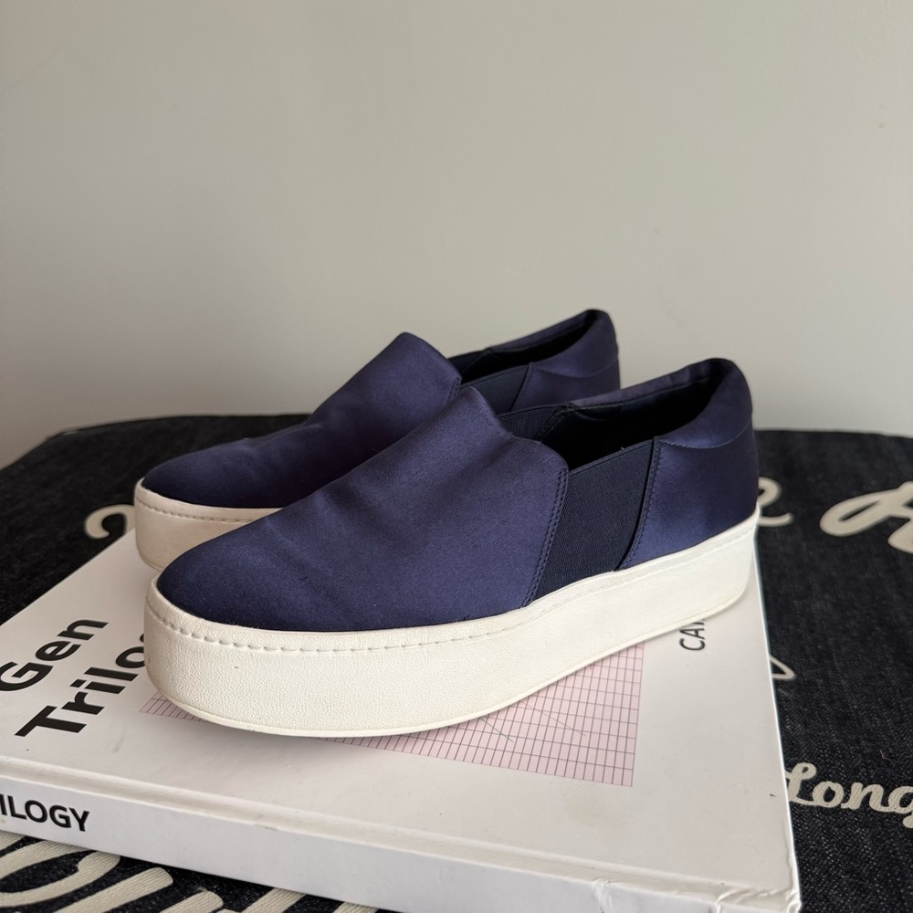 Vince Warren Satin Slip On